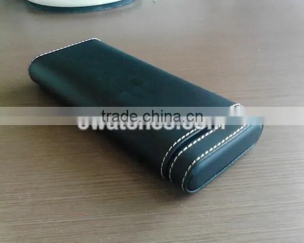 Manufacturer Customize Luxury Watch Box Cigar Style Sliding Watch Case Leather Box photo-3