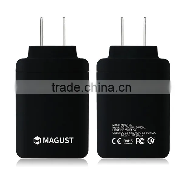 Quick Charge 3.0 Daul USB Wall Charger, USB Travel Charger, Travel Charger photo-4