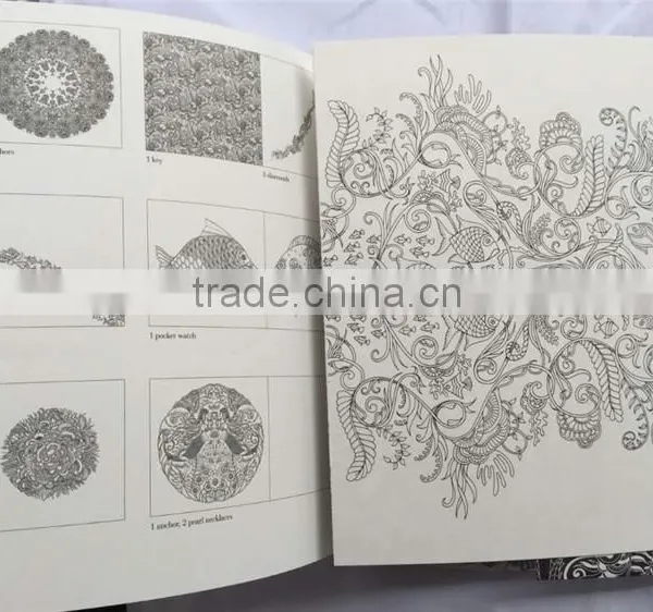 2015 Wholesale New Arrive Hand-painted Secret Garden Series Lost Ocean Adult Coloring Books photo-6