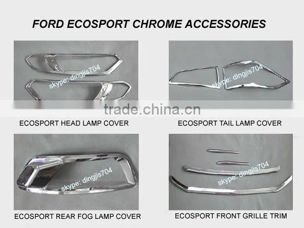 Ford Ecosport Accessories, Ford Ecosport Head Lamp Chrome Cover