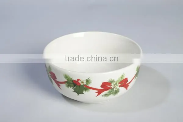 Restaurant Hotel Super White Ceramic Noodle Bowl