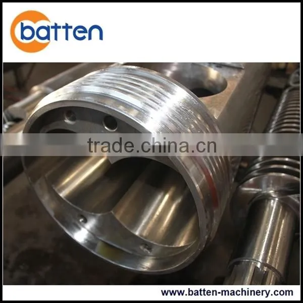Chrome/nitride/bimetallic Conical Twin Screw Barrel for Plastic Extruder Machine photo-2