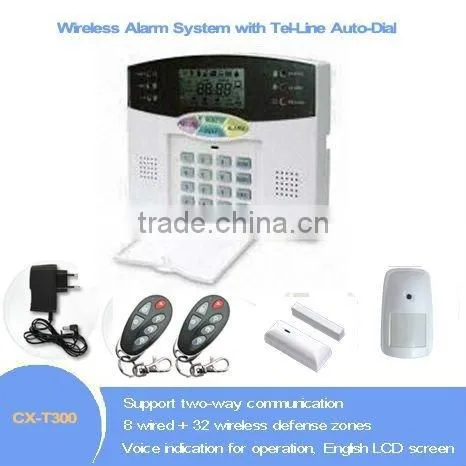 Wireless Intruder Alarm System With Tel Line and Auto Dial