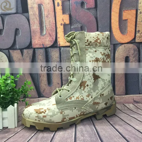 China Factory Sell Camouflage Combat Boots Tactical Boots
