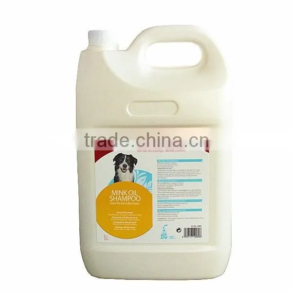 Bioline 5L Mink Oil Organic Dog Shampoo/pet Shampoo