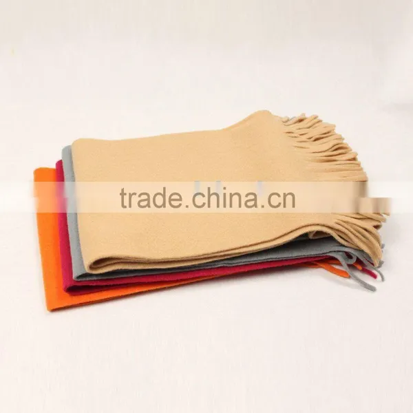Fleece Scarf With Fringes