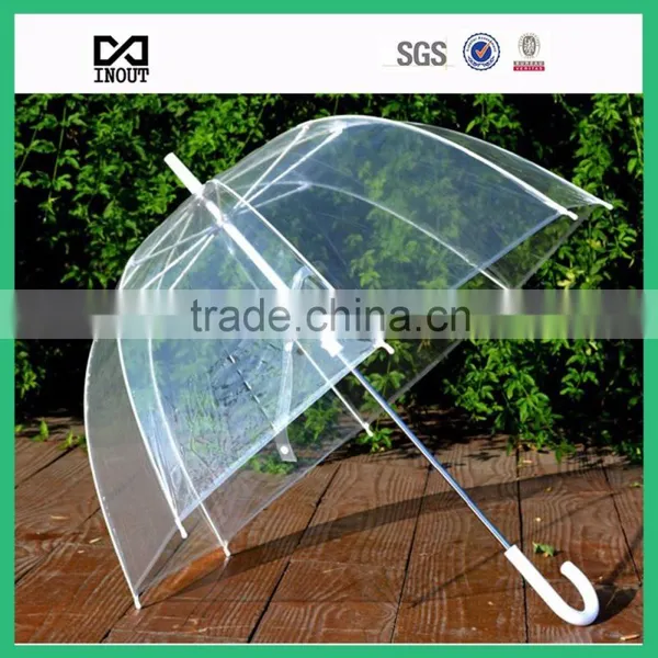 Transparent Poe Umbrella and Pvc Umbrella With Environmental Protection Material