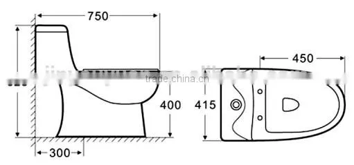 Y092 One-piece Toilet Amaze One Piece Ceramic Bathroom Toilet photo-2