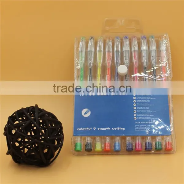 10 Pcs Colored Silica Rainbow Gel Pen Set Tattoo Pen Pen Set photo-2