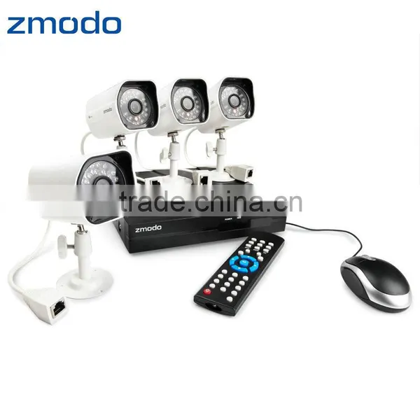 Zmodo 720P 4CH All-in-One Simplified PoE NVR Kit