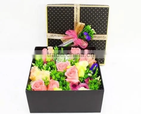 Rectangular Shape Paper Material Flower Packing Box photo-2