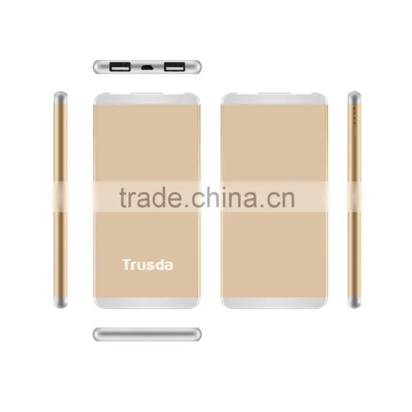 Ultra Thin 100% Full 5000mAh Portable External Charger Power Bank for Cell Phone photo-2