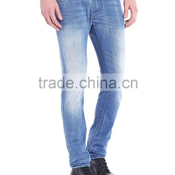 2015 New Style Cheap Skinny Denim Jeans for Man With Selvedge Fabric photo-2