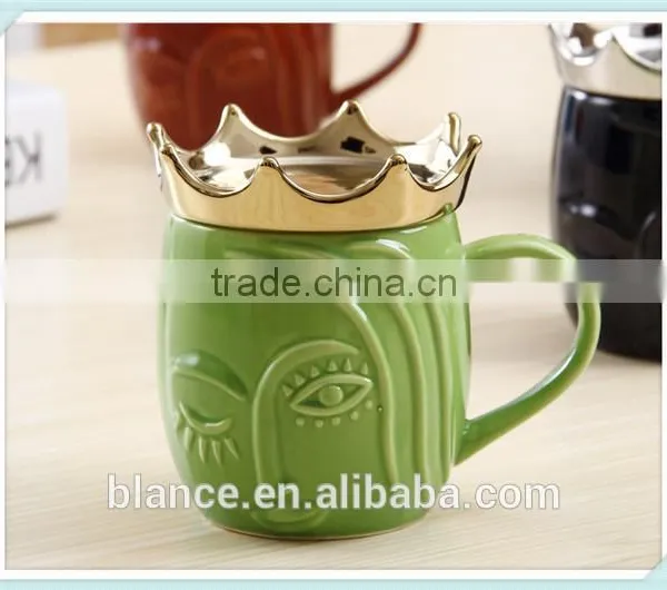 Embossed Ceramic Mermaid Coffee Mug Starbucks Design photo-2
