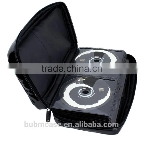 Pink 64 Capacity PU Leather Cover DVD Case CD Holder Personalized cd Case Multi Disc Dvd Cases photo-4