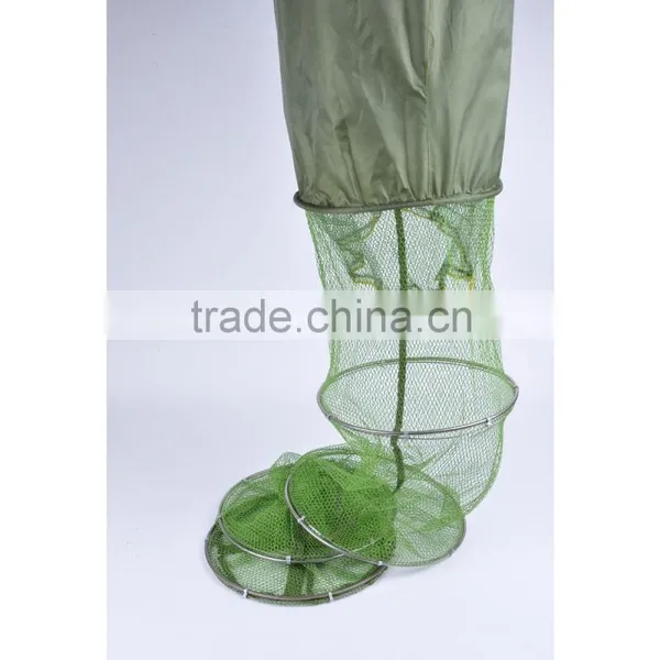 35CM * 2M Fish Net Cage Fishing Tackle Care Creel 5 Layers Collapsible photo-6