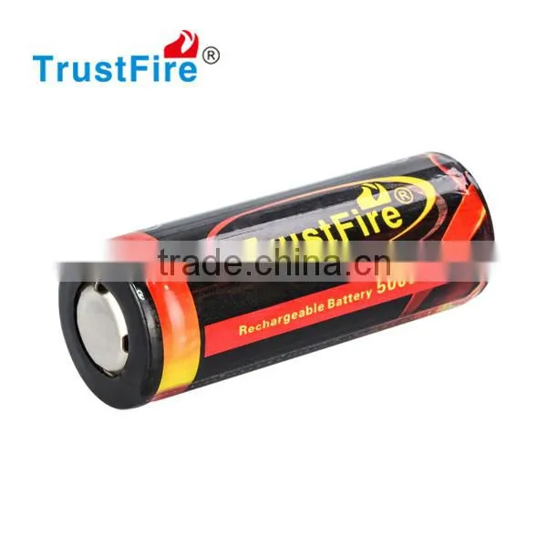 Trustfire Portable 26650 5000mah Rechargeable Battery 3.7v Nipple Top Colorful Battery