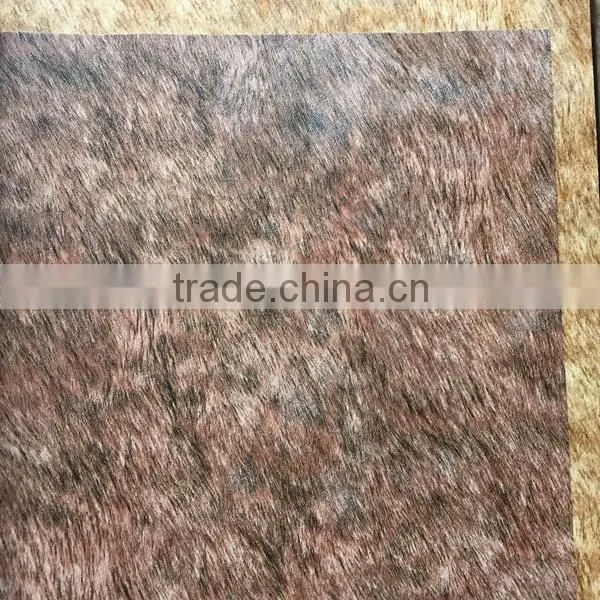 Good Selling New Design Fake Fur Vinyl Wallpaper photo-6