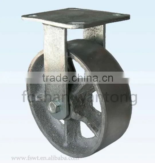 5 Inch Furniture Leg Wheel, Heavy Duty Cast Iron Hardware Caster photo-2
