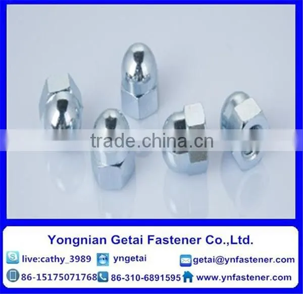 DIN 1587/DIN 917 Hexagon/Flange Cap Nuts M3-M24 Galvanized photo-5