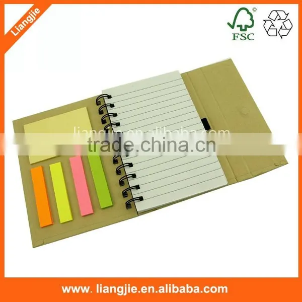 Kraft Cover Spiral Eco-friendly Notebook With Pen photo-3