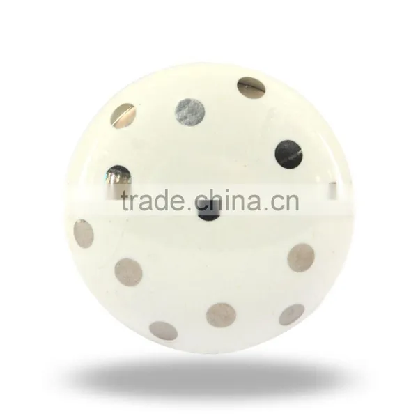 Ceramic GOld Polka White Mortice photo-2