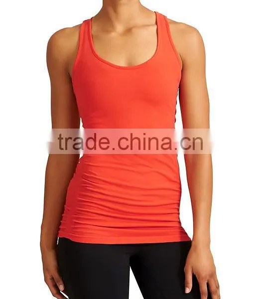 Custom Seamleass Comfortable Pure Fitnss Tank Tops Women photo-3