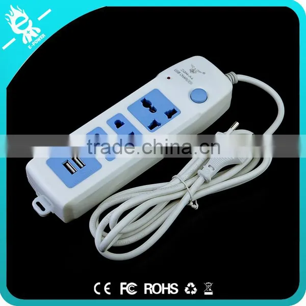 Durable Multi Desktop Smart Electric Switch and Socket With Dual USB Ports photo-5