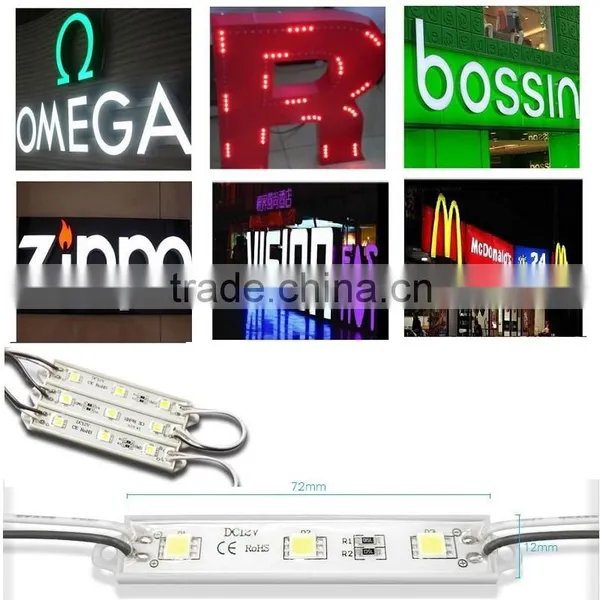 3 Chips 5050 SMD New Modules Led 12V 0.72W With 3M photo-4