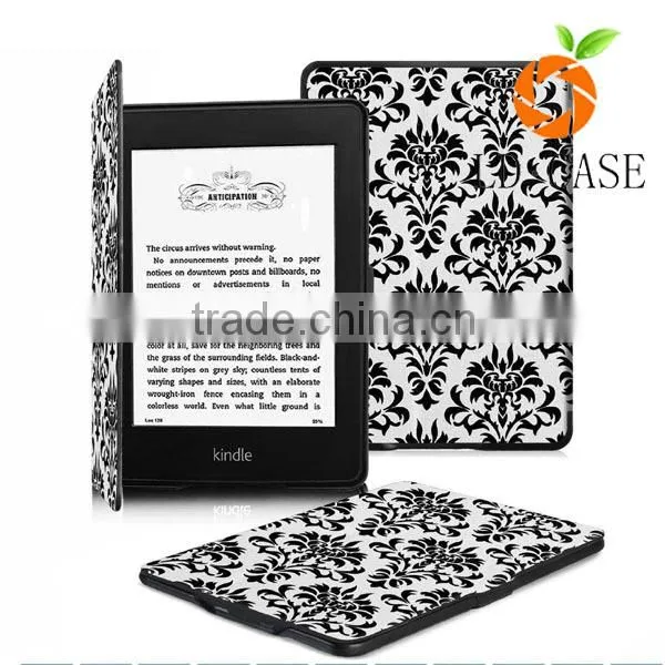 Beautiful Printed Patterns Flip PU Leather Cover Case For Amazon Kindle EBook Reader photo-6