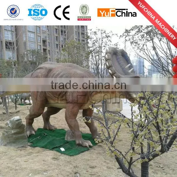 Artificial Dinosaur Model With Sound Used for Children Playground photo-4