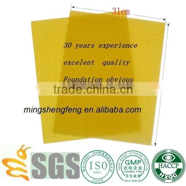 2016 Hot Sale 100% Beeswax Foundation Honey Comb Foundation Sheet photo-5