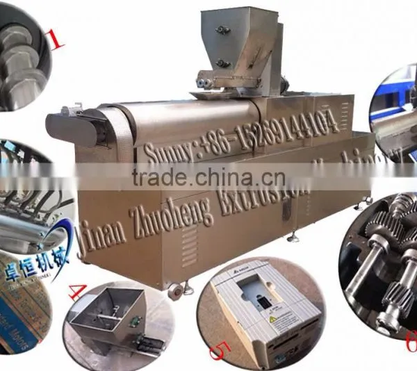 Industrial Corn Puffed Expanded Snacks Food Making Machine With Siemens photo-3