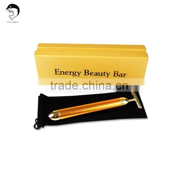 High Quality Home Use Energy Electric 24K Gold Facial Massage Beauty Bar photo-2