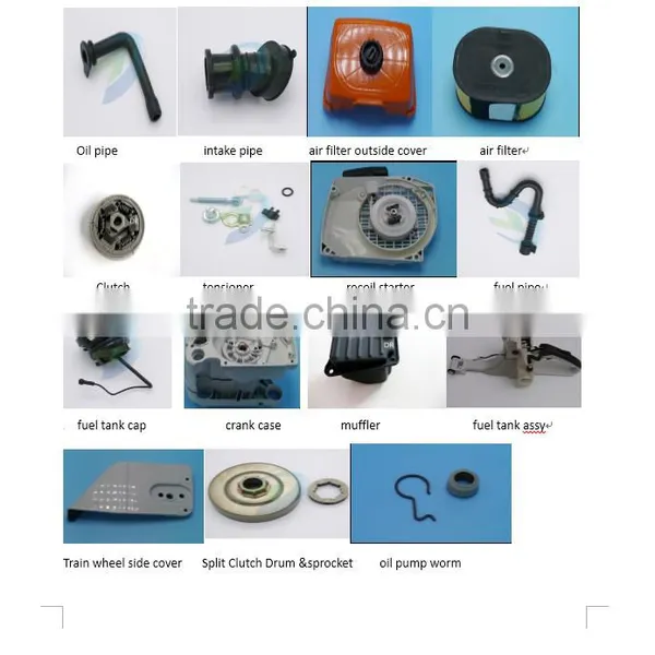 MS 440 GASOLINE PORTABLE CHAINSAW TRAIN WHEEL SIDE COVER photo-3