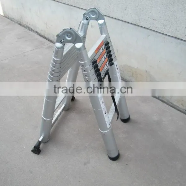 Multi-purpose Aluminium Telescopic Ladder 5m With EN131