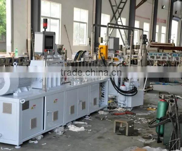 Small Plastic Masterbatch Granulator Twin Screw Extruder Compounding Granules Pelletizer Extruder photo-2