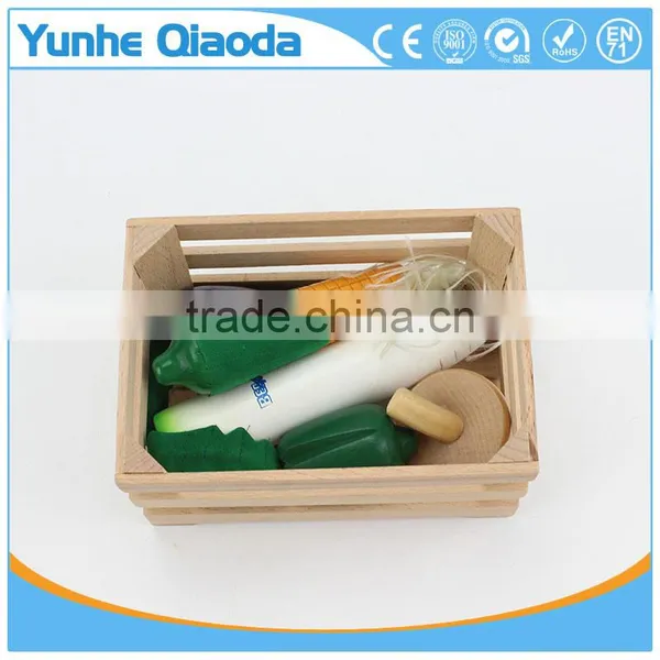 Cutting Fruit Set - Wooden Play Food Kitchen Accessory photo-2