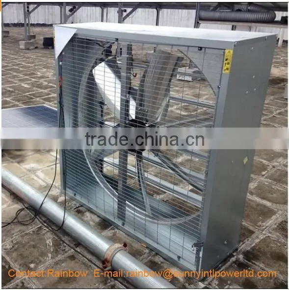 Vent Tool 300W 36V Large Scale Innovative Wall Mounted Industrial Negative Pressure Solar Air Exhaust Fan photo-2