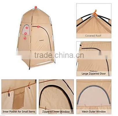 Portable Outdoor Shower Bath Changing Fitting Room Tent Shelter Camping Beach Privacy Toilet photo-3