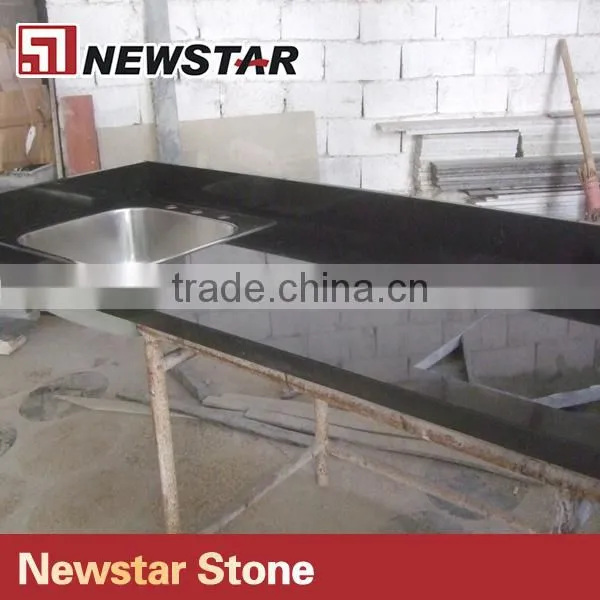 China Black Granite Percut Kitchen Countertop photo-3