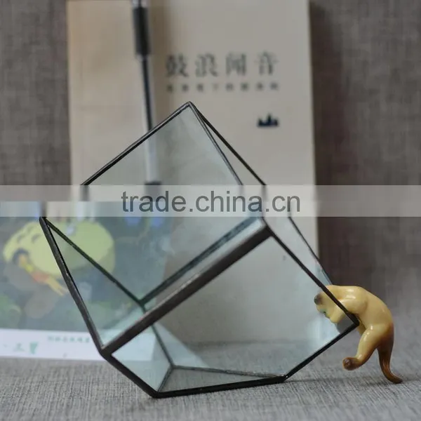Indoor Decorative Plant Geometric Glass Errarium for Plant Holder photo-2