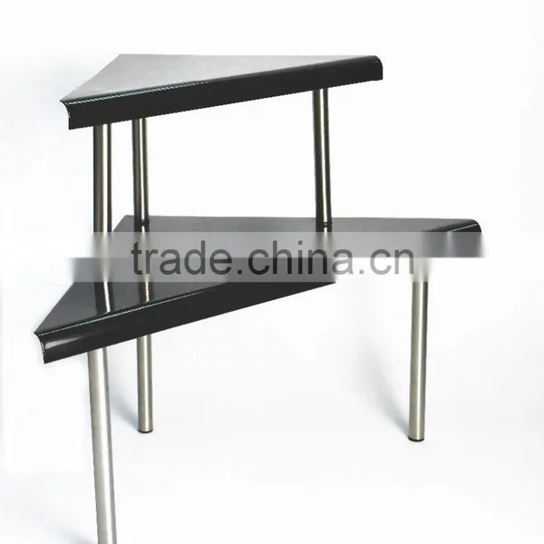 China Factory Kitchen and Home Stainless Steel Corner Storage Shelf photo-5