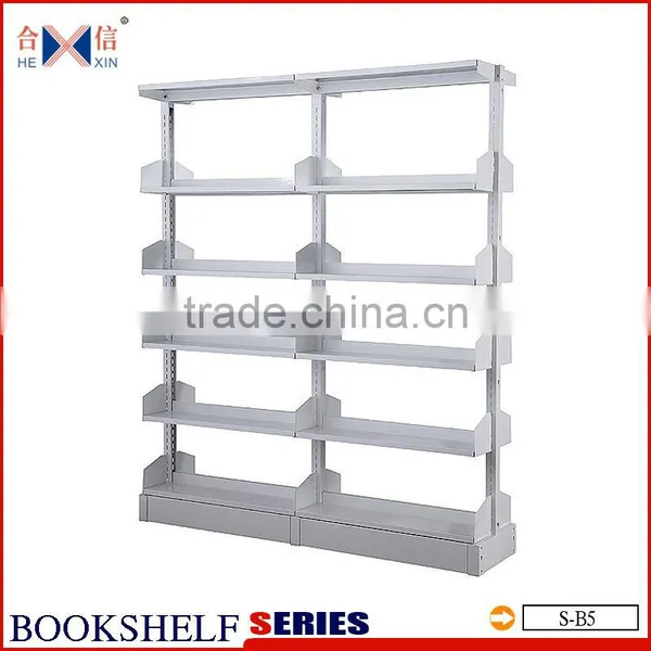 Metal & Wood Modern Public Office Bookshelf photo-2