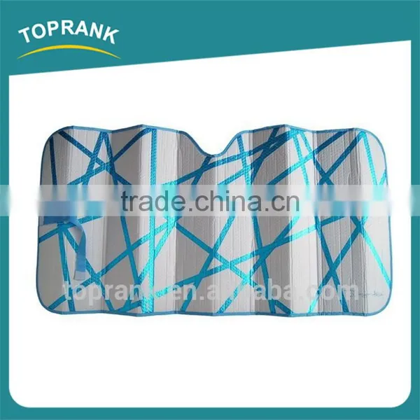 TOPRANK ALUMINIUM CAR SUNSHADE, FRONT WINDSHIELD PRINTING SUNSHADE, BUBBLE CARCOOL photo-4
