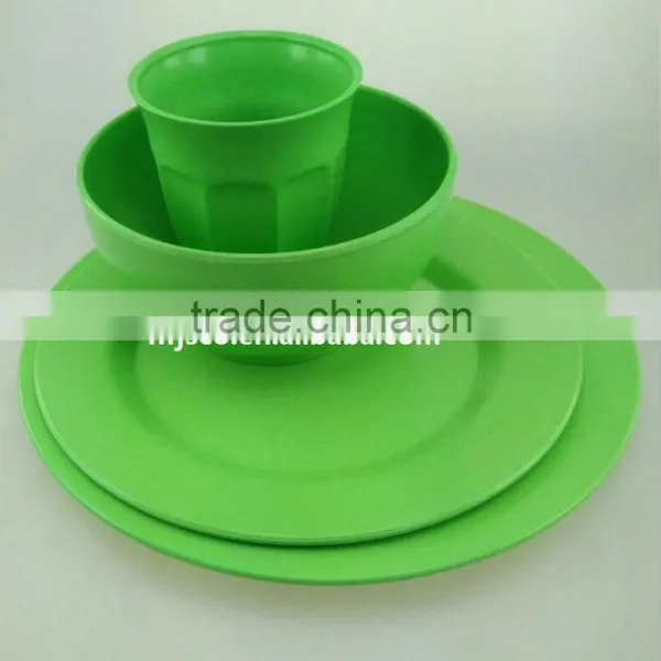 Compostable FDA Certificated New Products 2016 Bamboo Fiber Dinnerware Sets photo-3