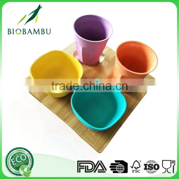 High Standard Popular Traditional Corn Starch Bamboo Kitchenware photo-4