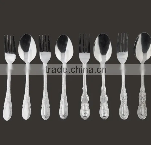 Delivery Date Hotel Wholesale Tableware Cutlery Set Stainless Steel