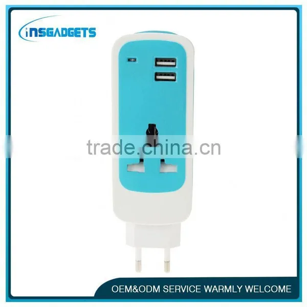 Dual Usb Charging Wall Socket ,H0T099 Power Socket Extension , Wall Adapter Dual Usb Universal Socket photo-2