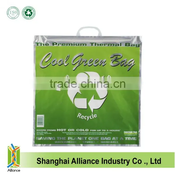 Hot Cold Insulated Aluminium Foil Bag Grocery Tote Cooler Bag photo-4